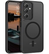 GUAGUA for Samsung Galaxy A54 Case Compatible with MagSafe Galaxy A54 Magnetic Case Slim Transluc...