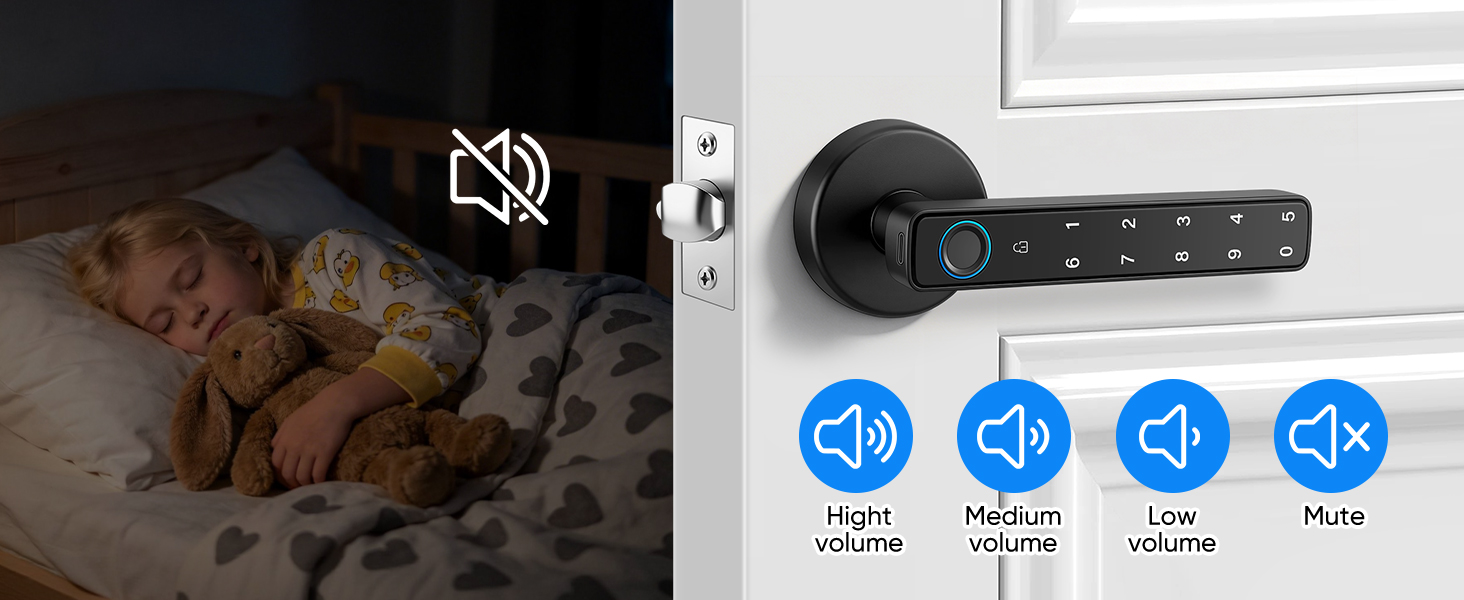 Smart Door Lock with Knob