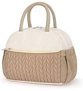 Coobiiya Insulated Lunch Bag Women/Men, Taslon Leakproof Thermal Lunch Box for Women Men, Cute Wa...