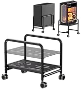 PUTORSEN Computer Tower Stand Under Desk - Height Adjustable PC Stand for Most Mid-Tower, Rolling...