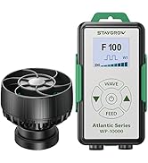 STAYGROW Wave Maker for Aquarium, DC 24V 20W 2642 GPH (10000 L/H) Powerhead, Powerful Quiet Contr...