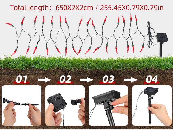 chili pepper string lights