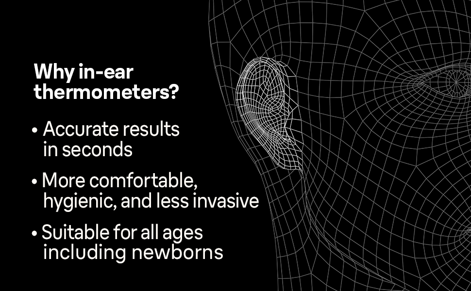 Ear Thermoscan for accurate reading in seconds