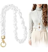 Glyven Scrunchie Lanyard for ID Badges