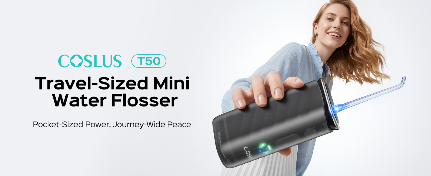 COSLUS T50 Portable Water Flosser for Travel