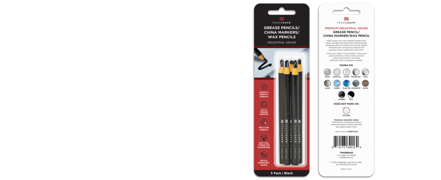 tradesafe china markers wax pencils all surface marking set multi purpose marking set
