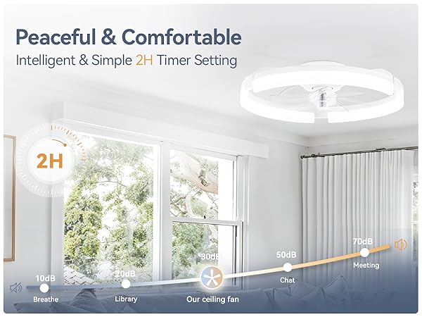 flush mount ceiling fan