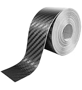 VKQTS 30Ft X 1 Inch Carbon Fiber Wrap for Cars,Stylish Carbon Fiber Tape for Decorating Car Bodyw...