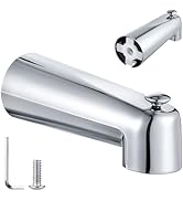 Enhon 7 Inch Slip on Tub Spout with Diverter, Compatible with Moen 3839/Moen 3853, Bathtub Divert...