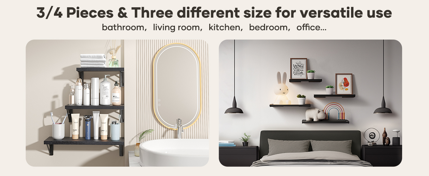 bathroom & bedroom