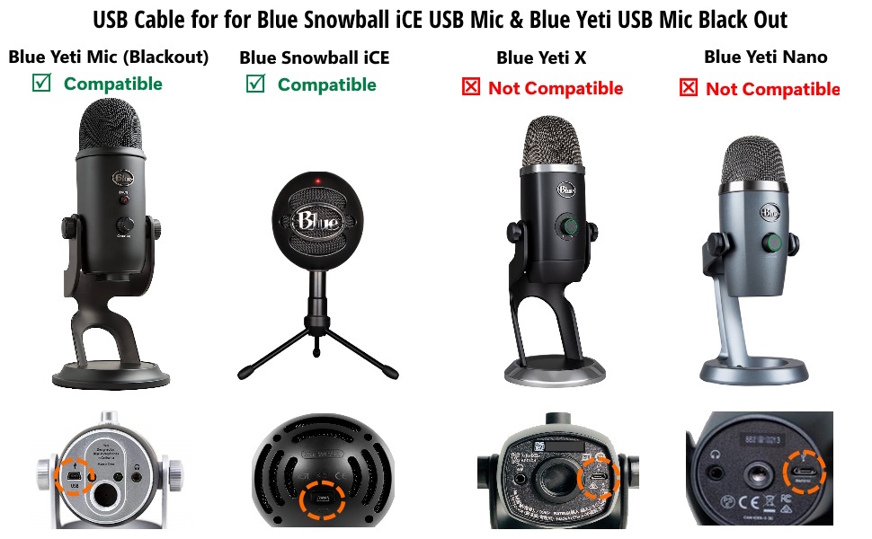 Blue Yeti Mic USB Cable 2