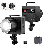 NEEWER Q6 600Ws 2.4G TTL Outdoor Studio Flash with App Control, 1/1 to 1/512, 1/8000 HSS 3000mAh ...