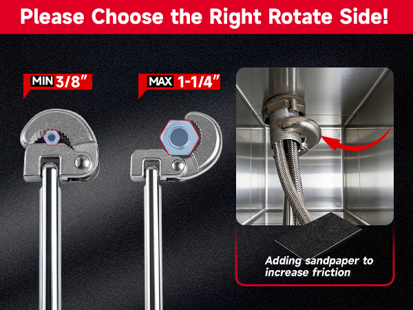 sink wrench faucet tool