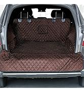 PETICON SUV Cargo Liner for Dogs, Waterproof Pet Cargo Cover Dog Seat Mat for SUVs Sedans Vans wi...