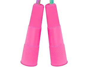 rope jump kids skipping adjustable fitness exercise outdoor jumping handle girls boys soft workout