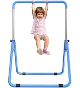 WATBKHE Kids Gymnastics Bar Gymnastic Equipment for Home Adjustable Height Gymnastic Training Bar...