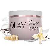 Olay Super Serum Body Cream for Dry Skin, 24hr Long Lasting Hydration, 5+ Ingredient Serum Comple...