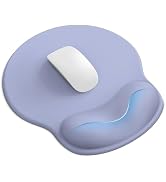 Mouse Pad with Wrist Rest, Ergonomic Mouse Pads for Desk, Office Non-Slip Mousepad with Gel Wrist...