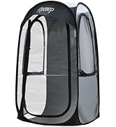 Sports Tent: Flycoop Portable Weather Pop Up Pod 1 Person to Provide Shelter from Wind Rain and C...