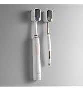 2PCS Toothbrush Holder Wall Mounted for Bathroom with Cover for Shower - Single Slot Toothbrush D...