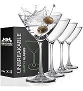 Plastic Martini Glasses, Unbreakable Premium Quality Drinkware, Tritan Reusable Coupe Glassware, ...