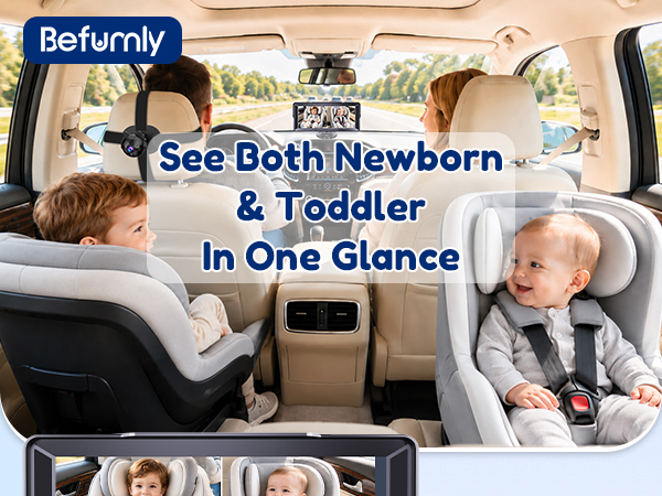 dual baby car camera