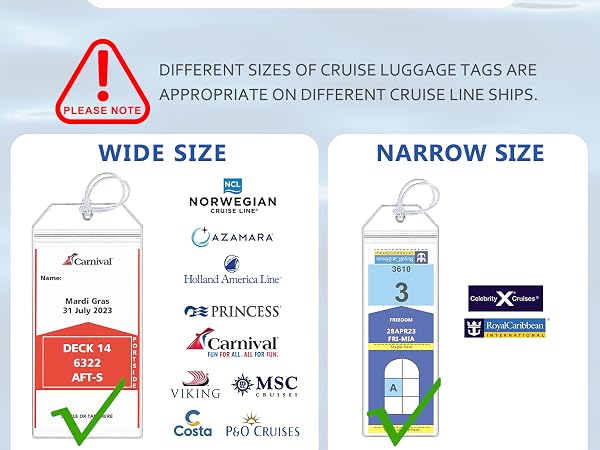 CRUISE LUGGAGE TAG
