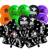 HADCKJA Bat Wing Balloons Bat Halloween Party Supplies Halloween Balloons Bat Foil Balloon Hallow...