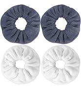 IVARYSS Super Towel Scrunchies for Drying Hair, Absorbent and Soft Microfiber for Frizz Free, Lar...
