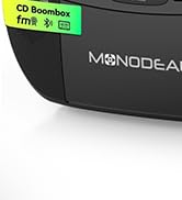 MONODEAL Cassette Tape Player with AM FM Radio | Multi-Functional CD and Cassette Player Combo,Ta...