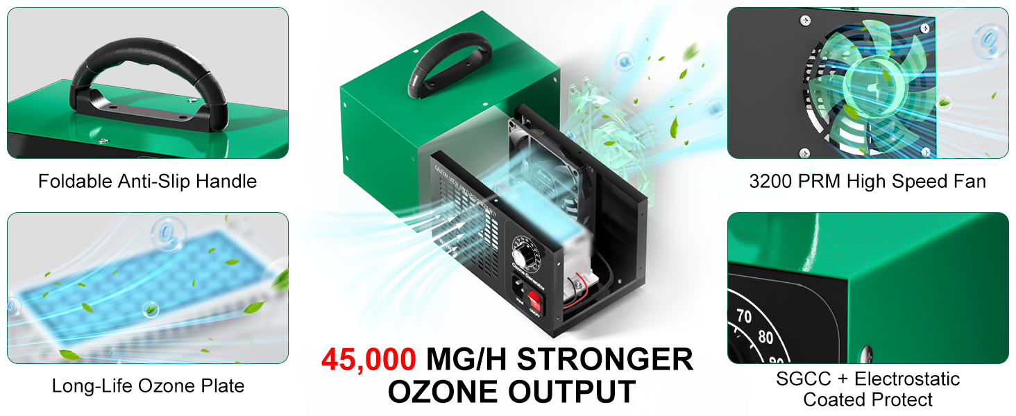 Ozone Generator 45,000mg/h,