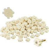 110 Pack Miaozhun .223Cal 5.56mm .300 Blackout Wool Star Chamber Cleaning Pads with Rod Fitting A...