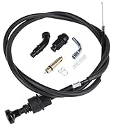 SHINEHOME Carburetor Choke Cable & Plunger Kit Compatible with 2000-2006 Honda Rancher 350 TRX350...