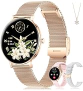 Lefitus Smart Watches for Women, 1.32" HD AMOLED Fitness Tracker Make/Answer Calls, 24/7 Heart Ra...