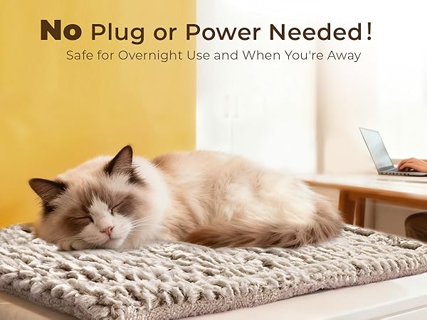 self warming heating cat bed pad mat