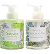 ROMIIE ZOI Foaming Hand Soap with Gift Box - 500ml/ 16.8 fl.oz - Variety Pack of 2 (Eucalyptus & ...