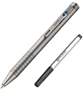 OKNIFE B1 Ti Titanium Pen with 2-in-1 Clip, Bolt Action Pen with Clip, Lightweight EDC Ballpoint ...