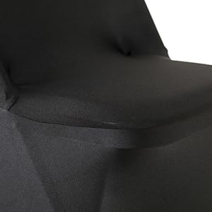 black spandex folding chair covers