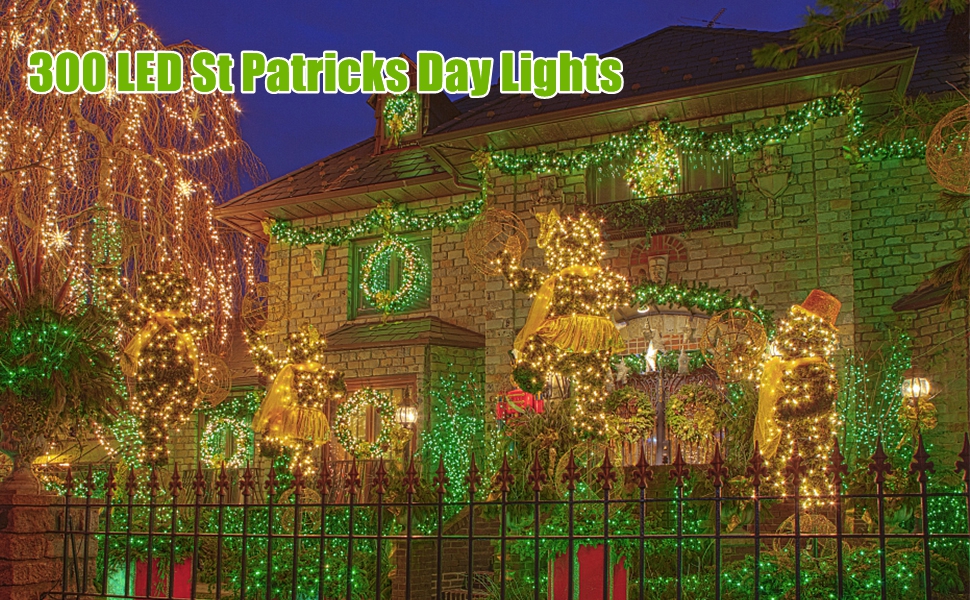St Patricks Day String Lights