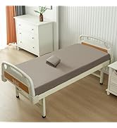 WenBags 2 Pack Waterproof Hospital Bed Sheets 36" x 84" x 16", Hospital Bed Fitted Sheets for Hom...