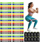 GHCTFE 50PCS Resistance Bands Bulk Pack for Gym Studios, Trainers & Schools, 10 Mini Bands Sets, ...