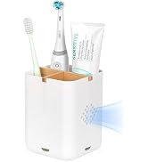 Toothbrush Holders for Bathrooms, Electric Toothbrush Holder Kids Toothbrush and Toothpaste Organ...