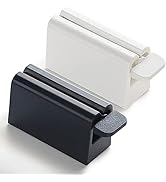 LoveInUsa Rolling Toothpaste Squeezer, 2pcs Toothpaste Tube Squeezers Roller Toothpaste Seat Hold...