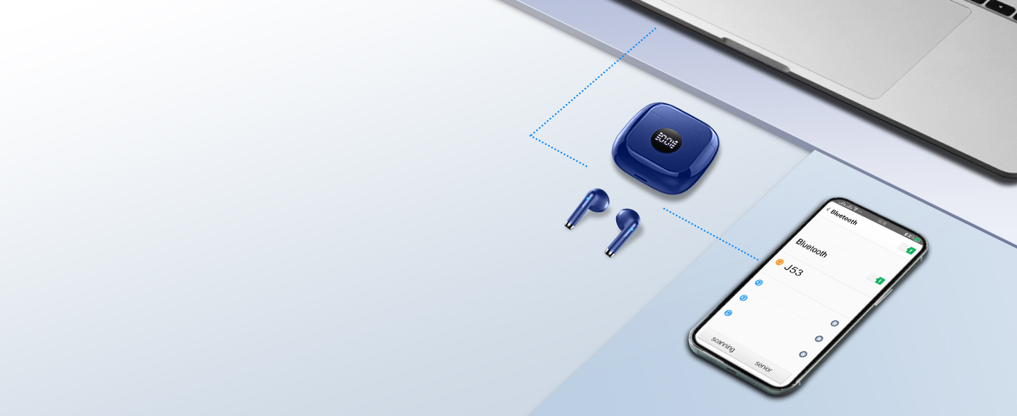 Bluetooth Earbuds in-Ear Noise Cancelling