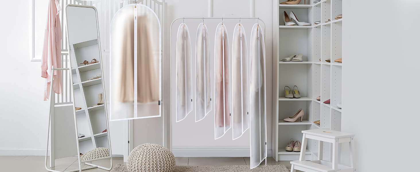 clear garment bag