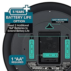 Lacrosse, la crosse technology, WT-3129, atomic, analog wall clock, self set, daylight savings