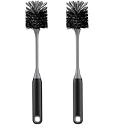 ROSEOK Long Handle Water Bottle Brush, Flexible Bottle Brush for Cleaning Milkshake Cup, Sports B...