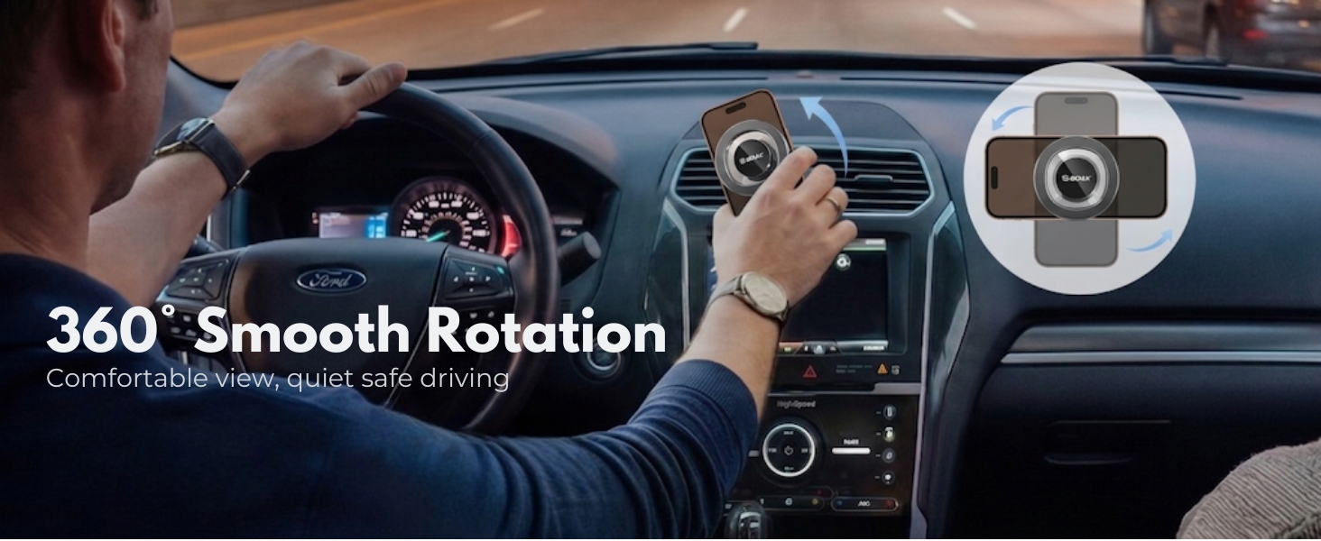 magnetic air vent phone holder