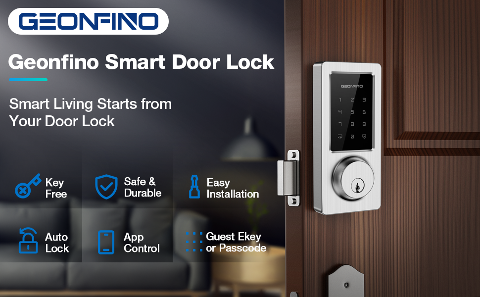Electronic Deadbolt Lock with Keypads