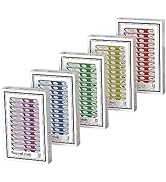 Plastic Prepared Microscope Slides for Kids, Cainda 60pcs Animals Insects Plants Flowers Biologic...